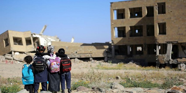 يونيسيف ترمم 131 مدرسة تضررت من الحرب باليمن