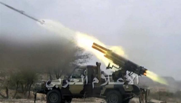 جماعة انصار الله تعلن إطلاق صاروخ بالستي على تجمعات الجيش السعودي في جبل النار